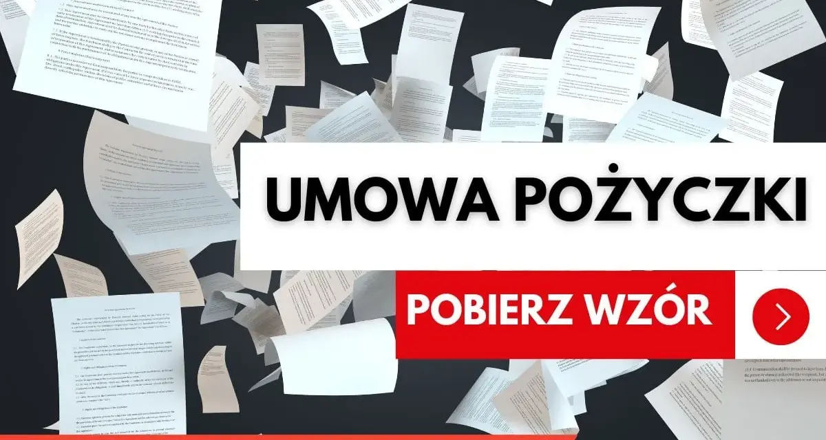Ulotne dokumenty, wśród nich umowa pożyczki prywatnej, unoszą się w powietrzu. Pobierz wzór.