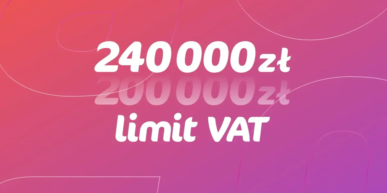 Chcesz wiedzieć, jak zwiększyć limit w Vivus? Na ekranie widzisz kwoty 240 000 zł i 200 000 zł, a pod nimi napis "limit VAT".