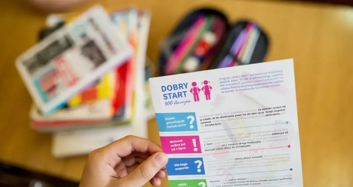 Program "Dobry Start" to 300 zł na wyprawkę szkolną. Wniosek online już od 1 lipca.