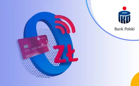 Karta PKO BP i symbol złotówki. Dowiedz się, jak wyłączyć debet na koncie PKO, by lepiej zarządzać finansami.