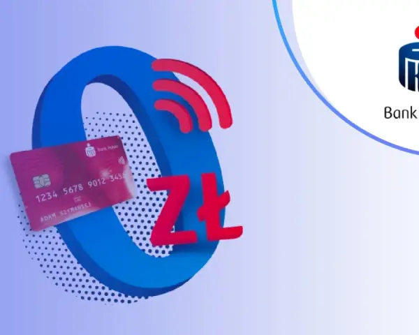 Karta PKO BP i symbol złotówki. Dowiedz się, jak wyłączyć debet na koncie PKO, by lepiej zarządzać finansami.
