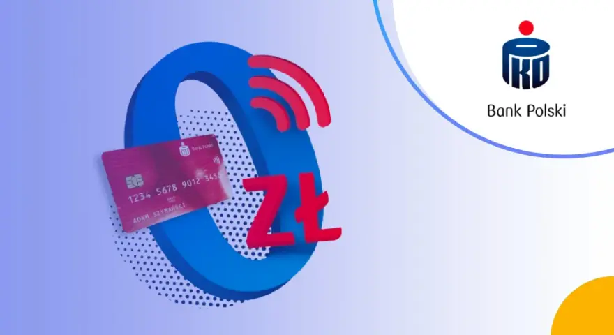 Karta PKO BP i symbol złotówki. Dowiedz się, jak wyłączyć debet na koncie PKO, by lepiej zarządzać finansami.