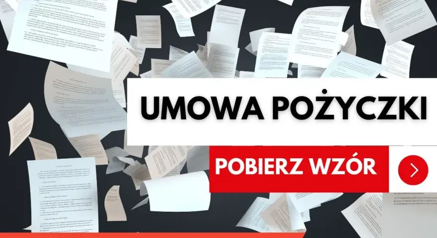 Ulotne dokumenty, wśród nich umowa pożyczki prywatnej, unoszą się w powietrzu. Pobierz wzór.