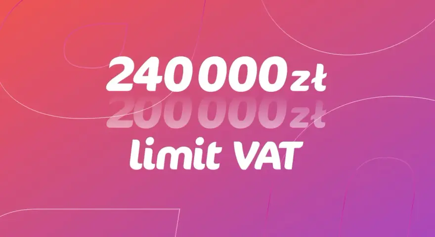 Chcesz wiedzieć, jak zwiększyć limit w Vivus? Na ekranie widzisz kwoty 240 000 zł i 200 000 zł, a pod nimi napis "limit VAT".