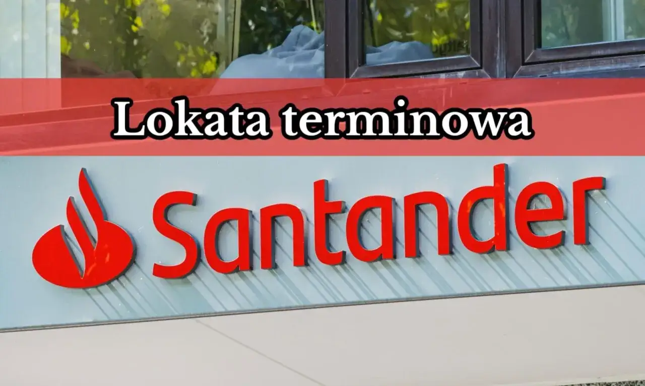 Logo Santander z napisem 