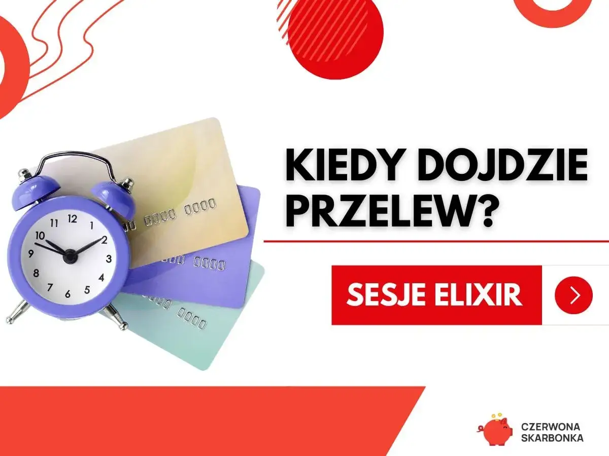 Budzik i karty płatnicze symbolizują oczekiwanie na przelew. Czy wandoo przelew w weekend dotrze szybko?