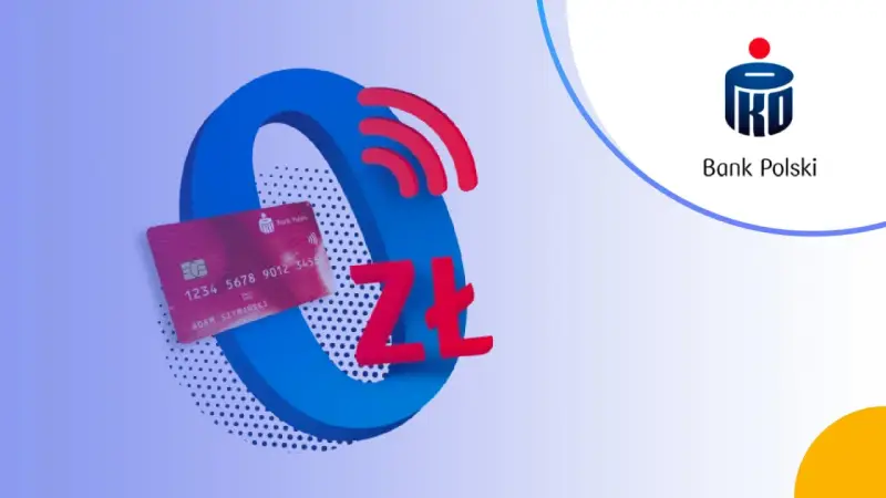 Karta PKO BP i symbol złotówki. Dowiedz się, jak wyłączyć debet na koncie PKO, by lepiej zarządzać finansami.